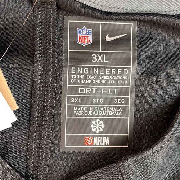 Pittsburgh Steelers TJ Watt NFL Jersey Black, Yellow White - Adult Size 3XL - Picture 8 of 12